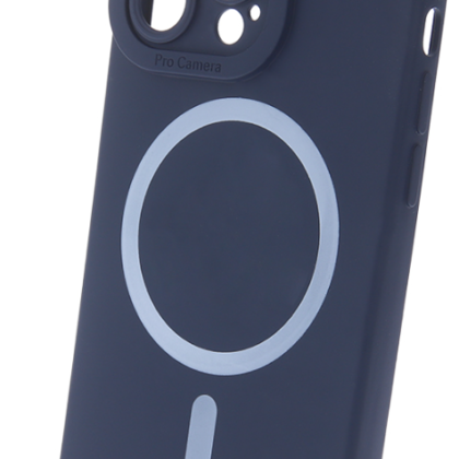 Mocco Silicon MagSafe Case for Apple iPhone 15 Plus MC-SMS-IPH-15P-BL 4752168124253