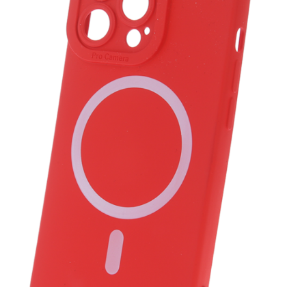 Mocco Silicon MagSafe Case for Apple iPhone 15 Pro MC-SMS-IPH-15PR-RD 4752168124291