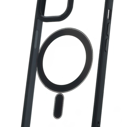 Mocco Satin Clear MagSafe Back case for Apple iPhone 15 Plus MC-SCM-IPH-15P-BK 4752168126011