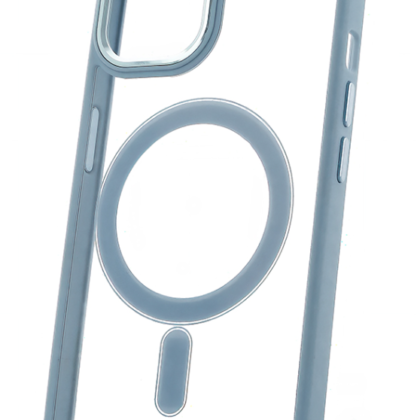 Mocco Satin Clear MagSafe Back case for Apple iPhone 14 MC-SCM-IPH-14-BL 4752168126073