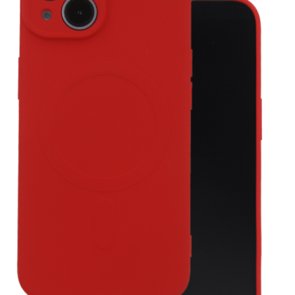 Mocco Simple Color MagSafe Case for Apple iPhone 15 Pro MC-SCMS-IPH-15PR-RD 4752168126349