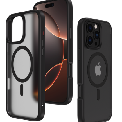 Mocco Signature MagSafe Back Case for Apple iPhone 16 Pro Max MC-SN-MS-IPH-16PM-BK 4752168138823