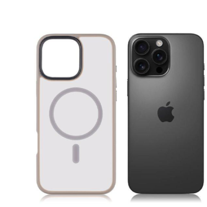 Mocco Signature MagSafe Back Case for Apple iPhone 16 Pro Max MC-SN-MS-IPH-16PM-GR 4752168138888
