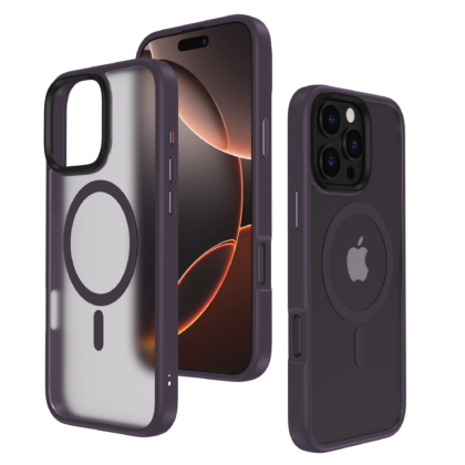 Mocco Signature MagSafe Back Case for Apple iPhone 16 Plus MC-SN-MS-IPH-16PL-PU 4752168138984