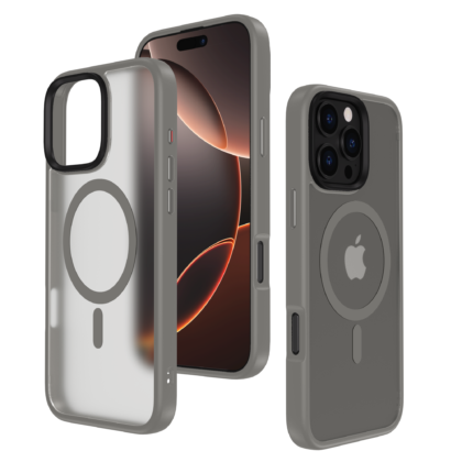 Mocco Signature MagSafe Back Case for Apple iPhone 16 Plus MC-SN-MS-IPH-16PL-GR 4752168139004