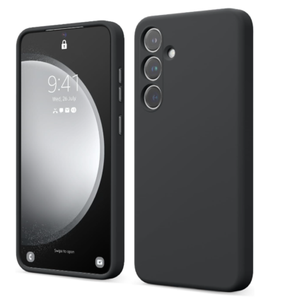 Mocco Silicone Case for Samsung Galaxy S24 FE MO-SI-BC-SA-S24FE-BK 4752168140970