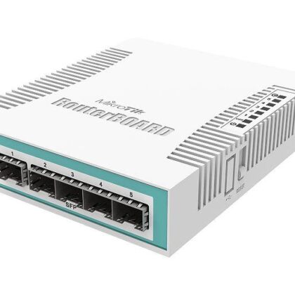 NET ROUTER/SWITCH 5PORT SFP/CRS106-1C-5S MIKROTIK  CRS106-1C-5S 4752224000101