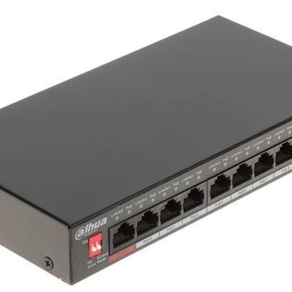 Switch DAHUA PFS3010-8ET-96-V2 Desktop/pedestal PoE ports 8 96 Watts DH-PFS3010-8ET-96-V2  DH-PFS3010-8ET-96-V2 6923172507556