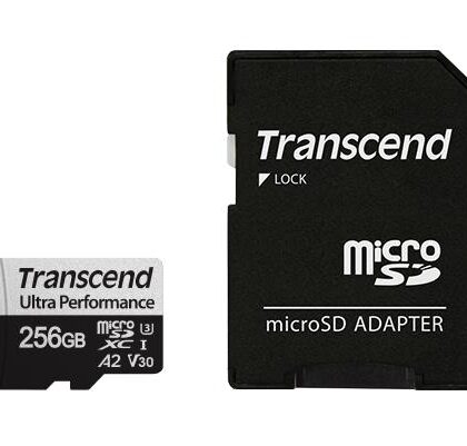 MEMORY MICRO SDXC 256GB W/A/UHS-I TS256GUSD340S TRANSCEND  TS256GUSD340S 760557849605