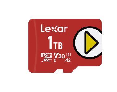 MEMORY MICRO SDXC 1TB UHS-I/PLAY LMSPLAY001T-BNSNG LEXAR  LMSPLAY001T-BNSNG 843367137244