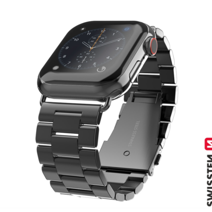 Swissten Metal Strap for Apple Watch 1/2/3/4/5/6/SE / 38 mm / 40 mm 46000301 8595217477254