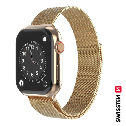 Swissten Metal Strap for Apple Watch 1/2/3/4/5/6/SE / 42 mm / 44 mm 46000213 8595217478497