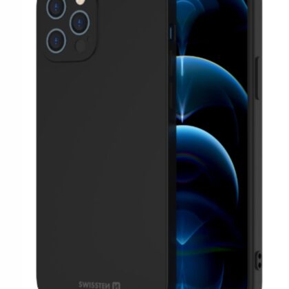 Swissten Soft Joy Silicone Case for Apple  iPhone 14 Pro Max Black 34500276 8595217480148