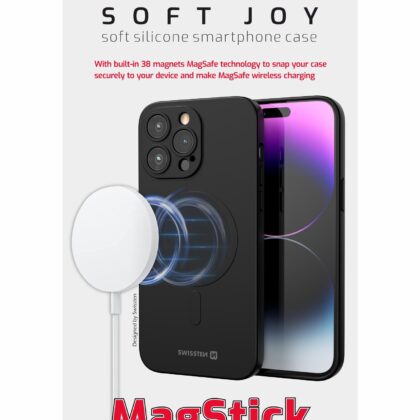 Swissten Soft Joy Magstick Case for Apple iPhone 15 Pro Max 35500119 8595217483163