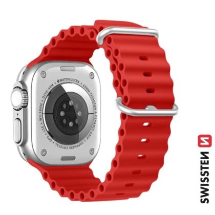 Swissten Marine Silicone Band for Apple Watch 42 / 44 / 45 / 49 mm 46000402 8595217484924