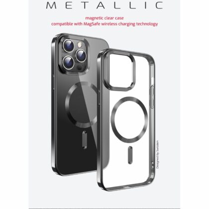 Swissten Clear Jelly Magstick Metallic Case for Samsung Galaxy S24 Plus 5G 36500119 8595217487420