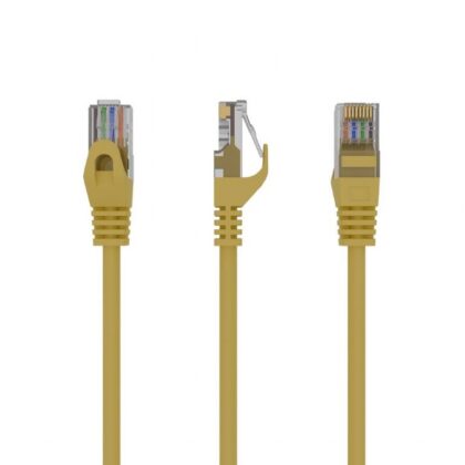 PATCH CABLE CAT6 UTP 0.5M/YELLOW PP6U-0.5M/Y GEMBIRD  PP6U-0.5M/Y 8716309093330