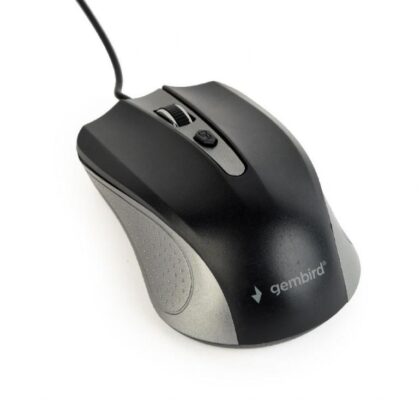 MOUSE USB OPTICAL GREY/BLACK/MUS-4B-01-GB GEMBIRD  MUS-4B-01-GB 8716309104067