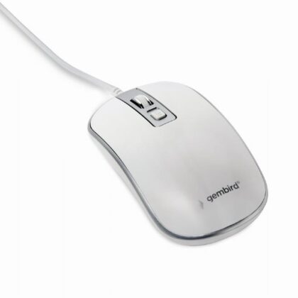 MOUSE USB OPTICAL WRL WHITE/SILVER MUSW-4B-06-WS GEMBIRD  MUSW-4B-06-WS 8716309121880