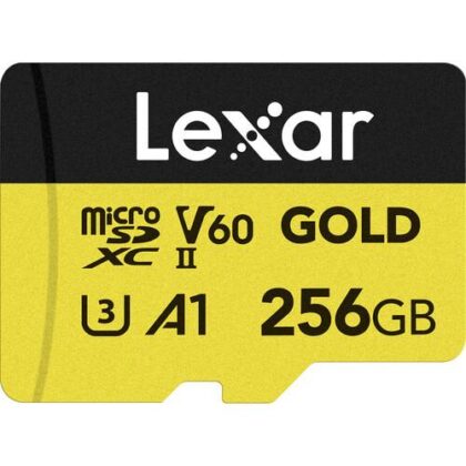 MEMORY MICRO SDXC 256GB UHS-II/GOLD LMSGOLD256G-BNNNG LEXAR  LMSGOLD256G-BNNNG 10843367132406