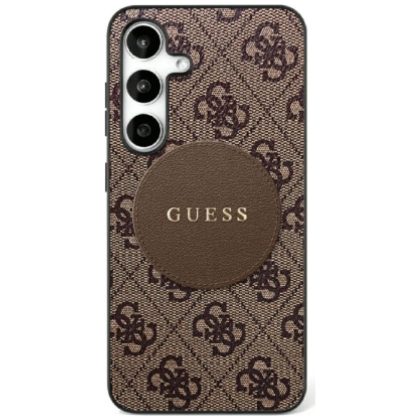 Guess 4G Round Patch Classic Logo MagSafe Case for Samsung Galaxy S25 Plus GUHMS25MP4PGRSGW 3666339448967