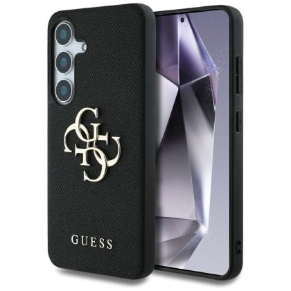 Guess Grained Big 4G Logo Small Classic Logo Protective cover for Samsung Galaxy S25 Plus GUHCS25MPGT4MBK 3666339449131