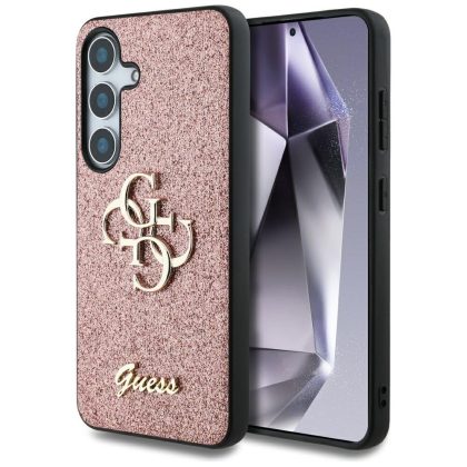 Guess Fixed Glitter Big 4G Case for Samsung Galaxy S25 GUHCS25SHG4SGP 3666339449469