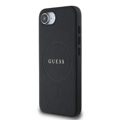 Guess PU Grained Classic Logo MagSafe Case for Apple iPhone 16e GUHMPSE4PGHSMMK 3666339453565