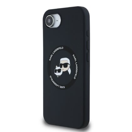 Karl Lagerfeld Liquid Silicone K&CH Heads MagSafe Case for iPhone 16e KLHMPSE4SKCHTCK 3666339453688