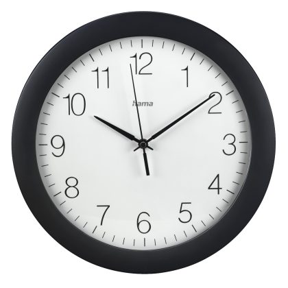 Hama 00186336 PG-300 Wall Clock Black T-MLX58760 4047443411914
