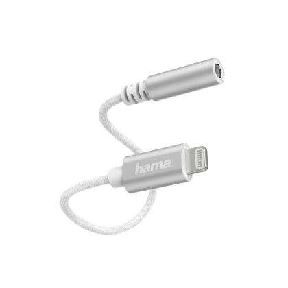 Hama 00187210 Lightning Adapter to 3.5mm Audio Socket