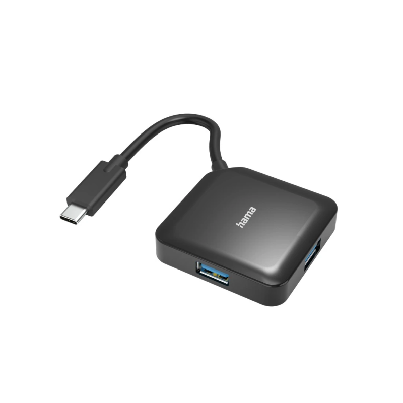 Hama 00200112 USB Hub 3.0 4-port Type-C Black T-MLX57871 4047443436849