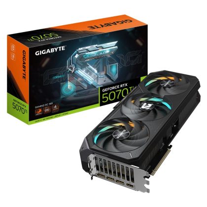 Graphics Card GIGABYTE NVIDIA GeForce RTX 5070 Ti 16 GB GDDR7 256 bit PCIE 5.0 16x 1xHDMI 3xDisplayPort N507TGAMINGOC-16GD1.0  GV-N507TGAMING OC-16GD 1.0 4719331355562