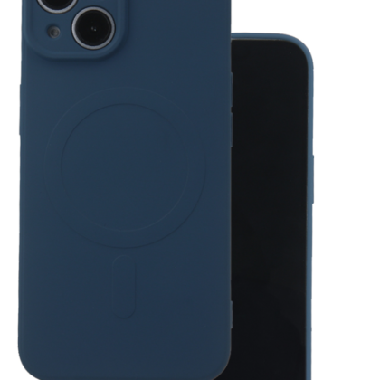 Mocco Simple Color MagSafe Case for Apple iPhone 15 MC-SCMS-IPH-15-NBL 4752168126165