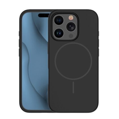 Mocco Silicone Thin Mag case for Apple iPhone 16 Pro Max MO-STM-IP-16PRMAX-BK 4752168149263