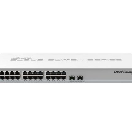 Switch MIKROTIK 24x10Base-T / 100Base-TX / 1000Base-T 2xSFP+ CRS326-24G-2S+RM  CRS326-24G-2S+RM 4752224002198