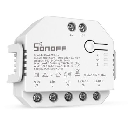 SONOFF Smart 2-channel Wi-Fi Switch with Electricity Metering