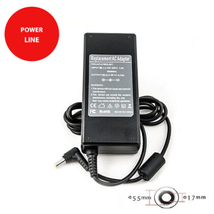 Laptop Power Adapter ACER 90W: 19V