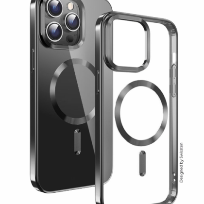 Swissten Clear Jelly Magstick Metallic Case for Apple iPhone 13 36500107 8595217483675