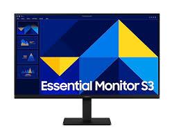 LCD Monitor SAMSUNG Essential Monitor S3 24" Panel IPS 1920x1080 16:9 100Hz 5 ms LS24D300GAUXEN  LS24D300GAUXEN 8806095802978