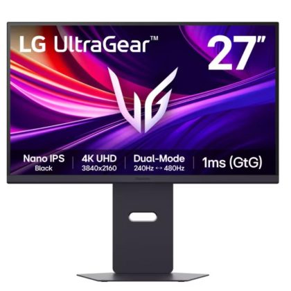 LCD Monitor LG 27G850A-B 27" Gaming/4K Pivot Height adjustable Tilt Panel IPS 3840x2160 16:9 480Hz 1 ms 27G850A-B  27G850A-B 8806096384336