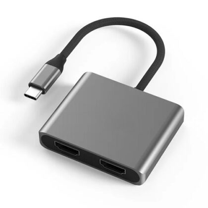 Adapter USB Type-C - 2x HDMI 4K