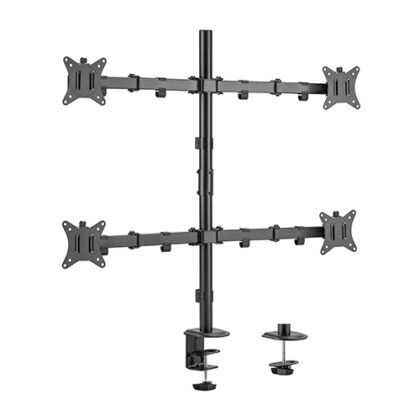 Quad-Monitor 17"-32" Desk Mount