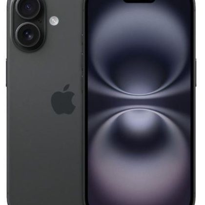 MOBILE PHONE IPHONE 16/128GB BLACK MYE73 APPLE  MYE73SX/A 195949821936