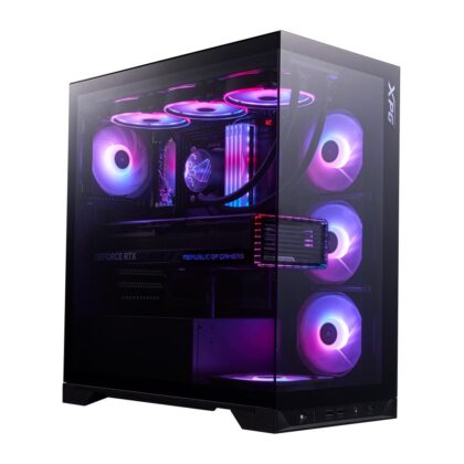 Case ADATA INVADER X BTF MidiTower Case product features Transparent panel ATX MicroATX MiniITX Colour Black INVADERXBTFMT-BKCWW  INVADERXBTFMT-BKCWW 4711085947703