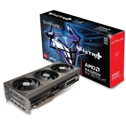 Graphics Card SAPPHIRE AMD Radeon RX 9070 XT 16 GB GDDR6 256 bit PCIE 5.0 16x GPU 2520 MHz Triple slot Fansink 2xHDMI 2xDisplayPort 11348-01-20G  11348-01-20G 4895106295872