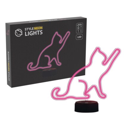 Manta SNL80PK LED lamp Light decoration Cat 2 pink T-MLX59033 5902510693312