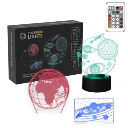 Manta SNL118RGB LED lamp Light decoration Kosmos RGB 3D T-MLX59018 5902510693626