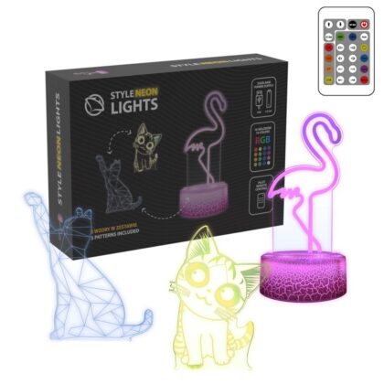Manta SNL119RGB LED lamp Light decoration Animals RGB 3D T-MLX59019 5902510693633