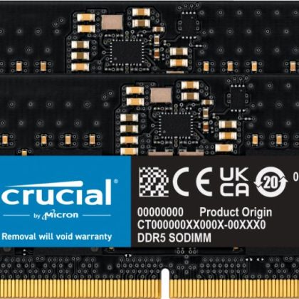 NB MEMORY 128GB DDR5-5600/SO KIT2 CT2K64G56C46S5 CRUCIAL  CT2K64G56C46S5 649528944214